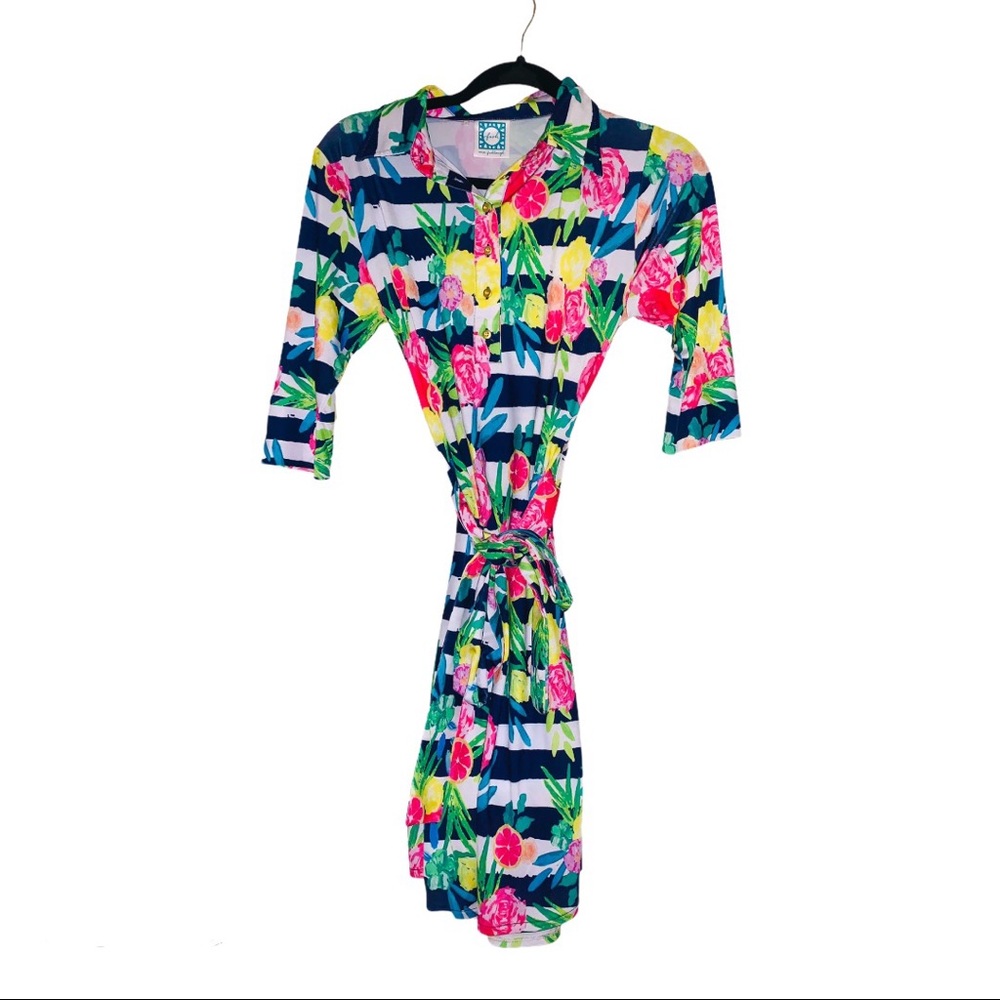 Vera Fishbaugh Floral Dress